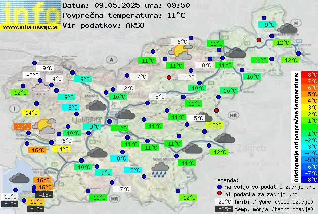 Trenutno vreme Rogaška Slatina