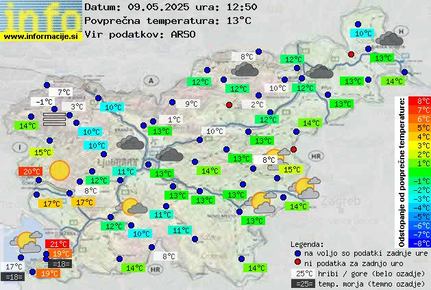 Trenutno vreme Jesenice