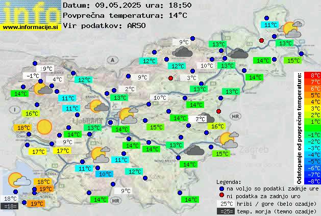 Trenutno vreme Murska Sobota