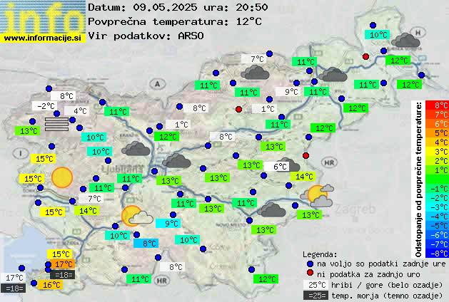 Trenutno vreme Murska Sobota
