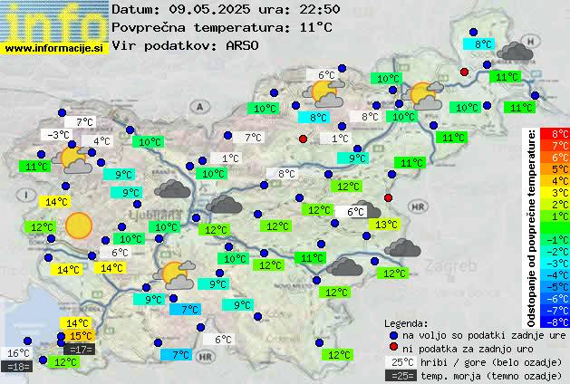 Trenutno vreme Radovljica