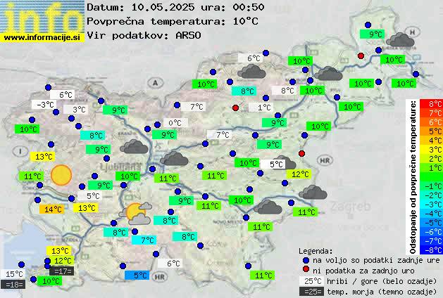 Trenutno vreme Novo mesto
