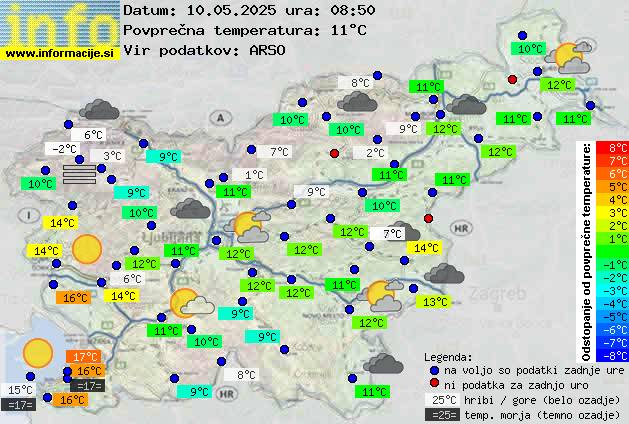Trenutno vreme Velenje