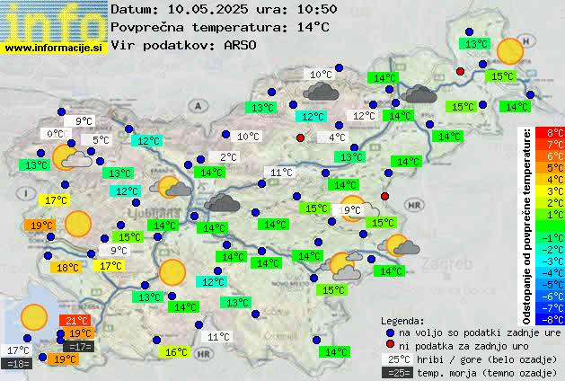 Trenutno vreme Litija