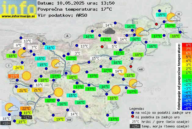 Trenutno vreme Novo mesto