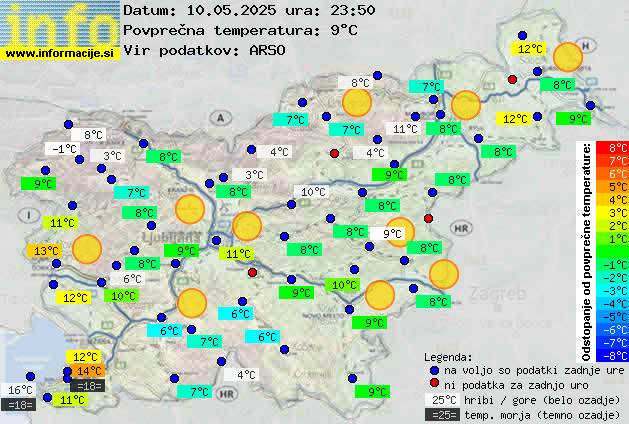 Trenutno vreme Slovenska Bistrica