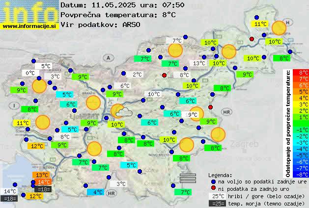 Trenutno vreme Rogaška Slatina