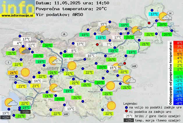 Trenutno vreme Škofja Loka