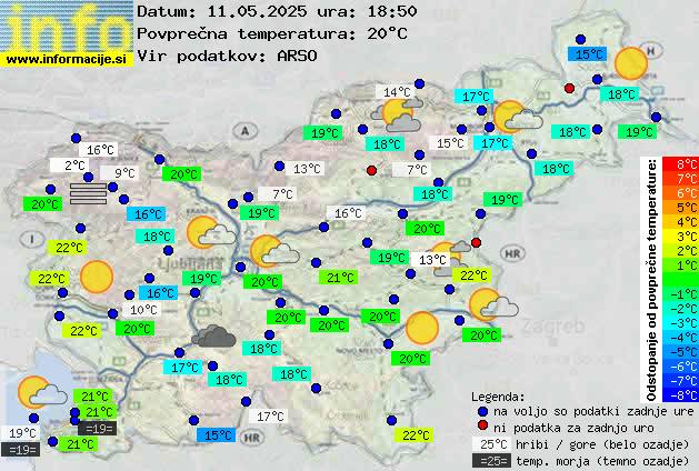 Trenutno vreme Jesenice