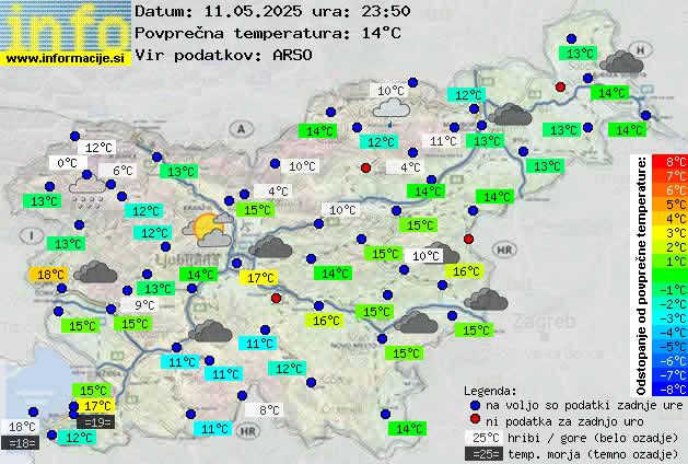 Trenutno vreme Murska Sobota