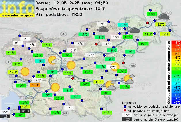 Trenutno vreme Rogaška Slatina