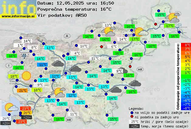 Trenutno vreme Slovenj Gradec