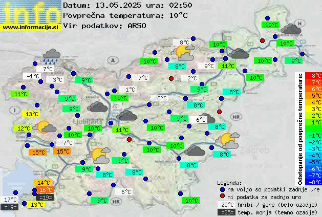 Trenutno vreme Škofja Loka