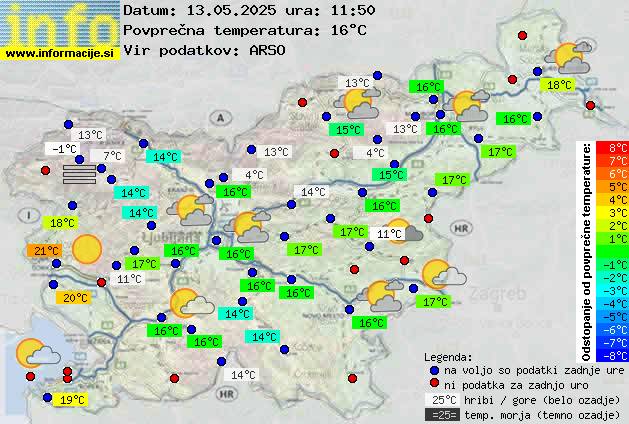 Trenutno vreme Murska Sobota