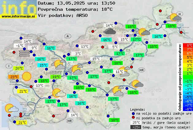 Trenutno vreme Ravne na Koroškem
