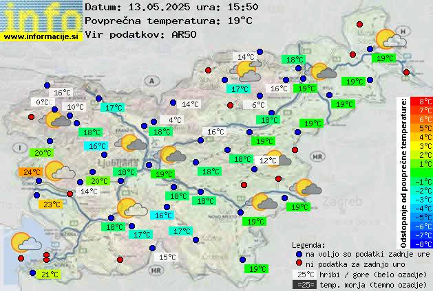 Trenutno vreme Litija