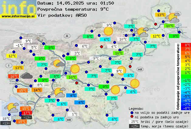 Trenutno vreme Škofja Loka