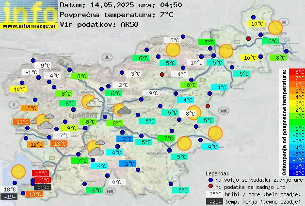 Trenutno vreme Škofja Loka