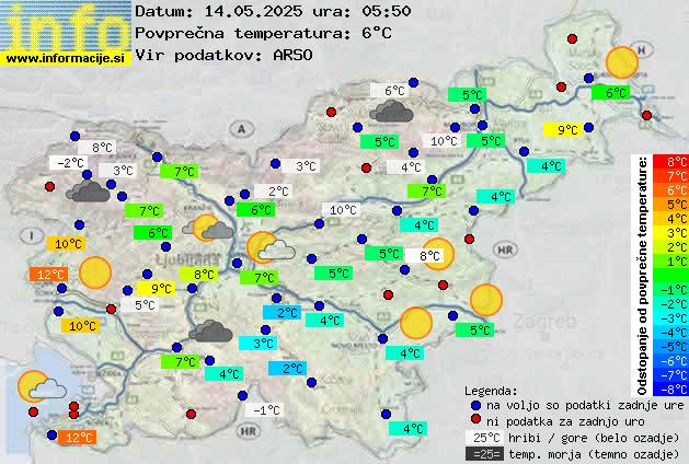 Trenutno vreme Ajdovščina