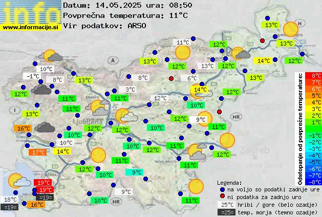 Trenutno vreme Vrhnika