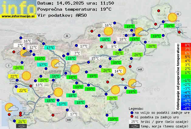 Trenutno vreme Murska Sobota