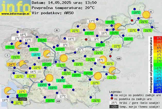 Trenutno vreme Ajdovščina