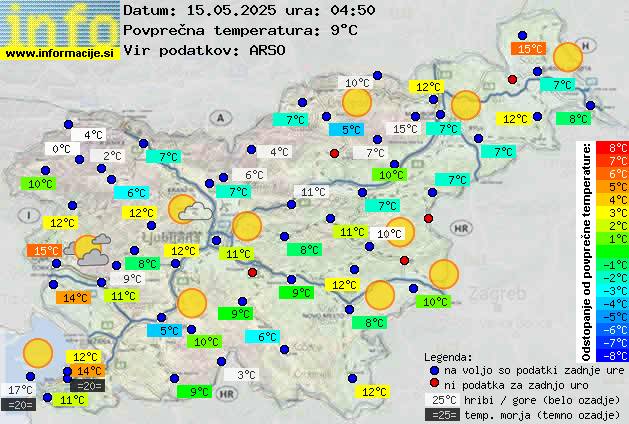 Trenutno vreme Brežice