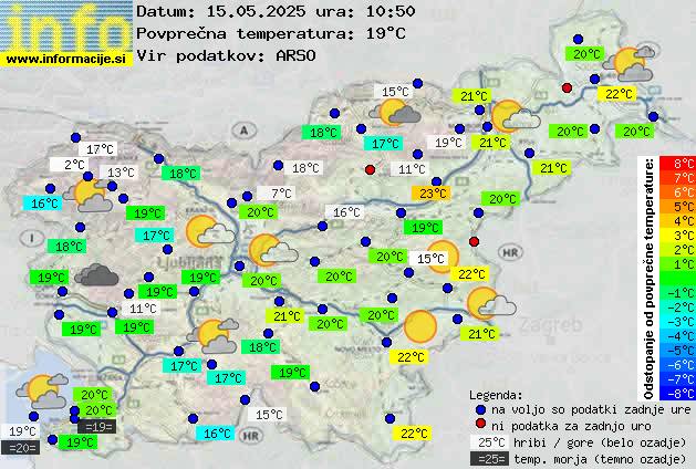 Trenutno vreme Ajdovščina