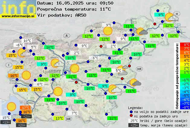 Trenutno vreme Kamnik