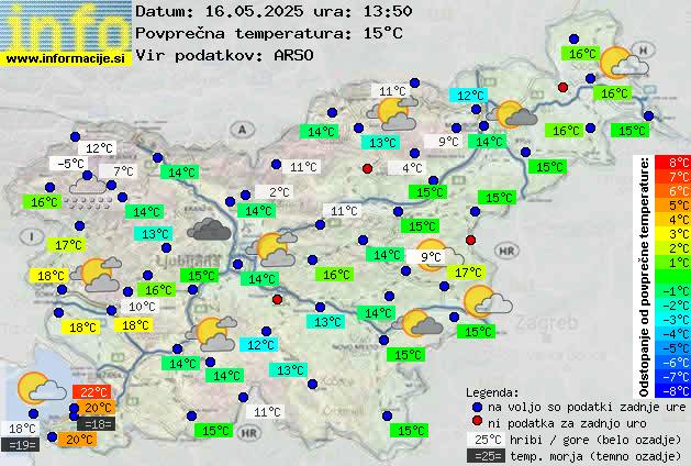 Trenutno vreme Škofja Loka