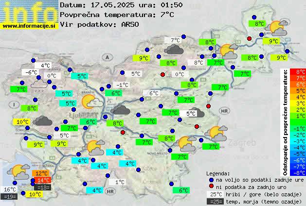 Trenutno vreme Murska Sobota