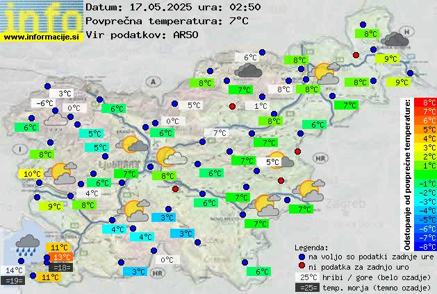 Trenutno vreme Ajdovščina