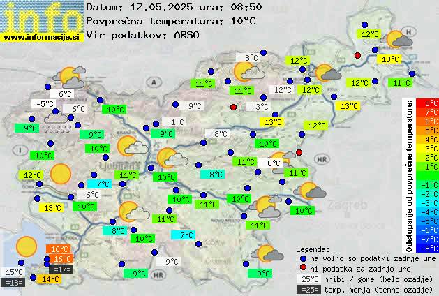 Trenutno vreme Celje