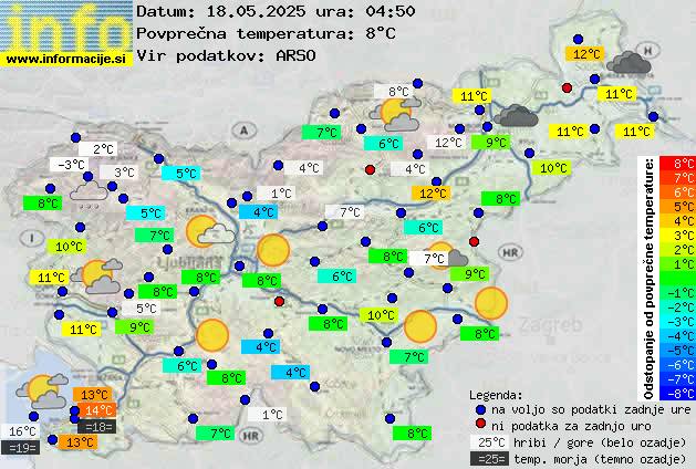 Trenutno vreme Brežice