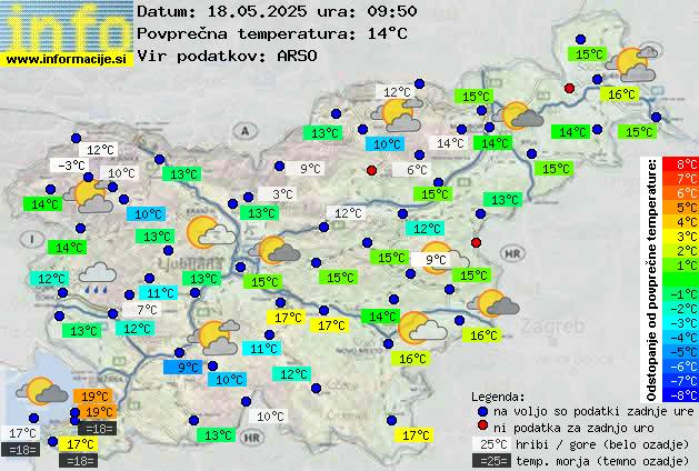 Trenutno vreme Slovenj Gradec