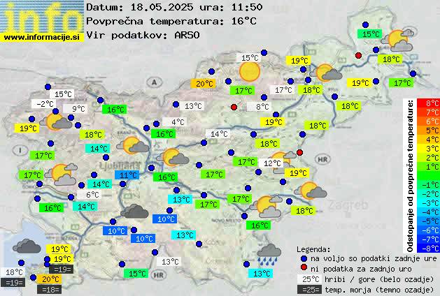 Trenutno vreme Rogaška Slatina
