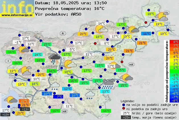 Trenutno vreme Rogaška Slatina