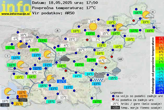 Trenutno vreme Jesenice