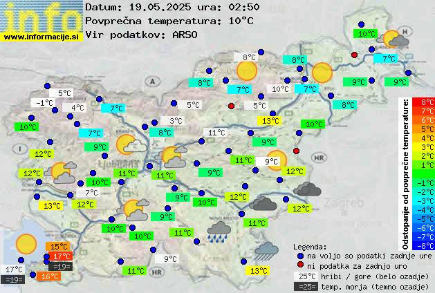 Trenutno vreme Velenje