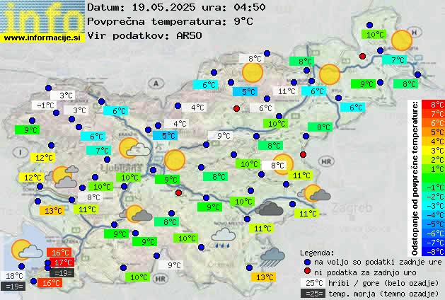 Trenutno vreme Kranj