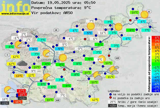 Trenutno vreme Jesenice