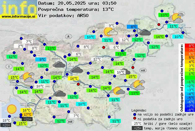 Trenutno vreme Litija