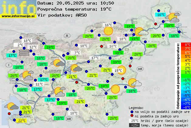 Trenutno vreme Ljubljana