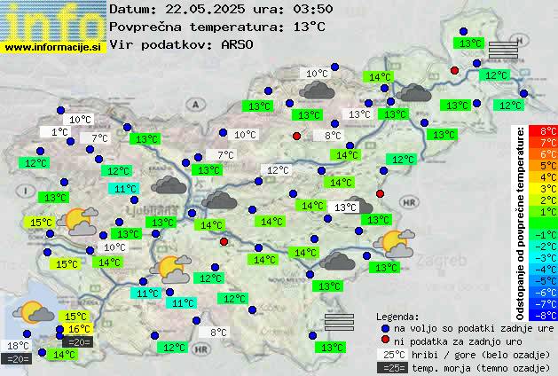 Trenutno vreme Brežice