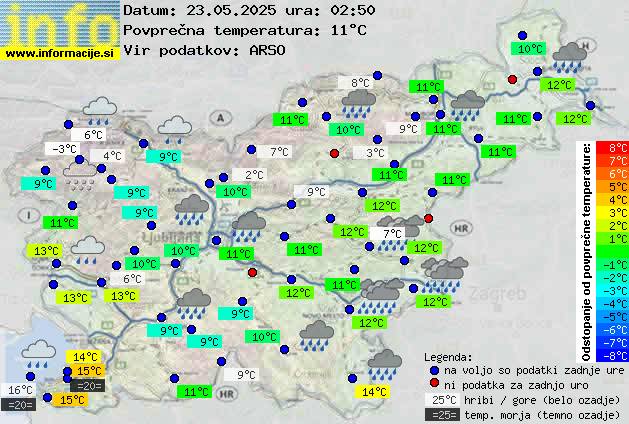 Trenutno vreme Kočevje