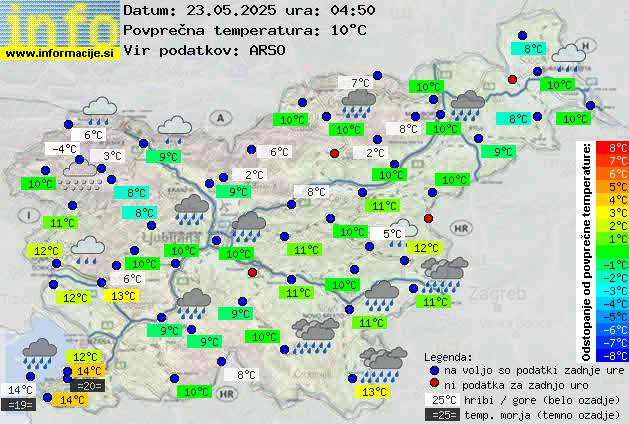 Trenutno vreme Postojna