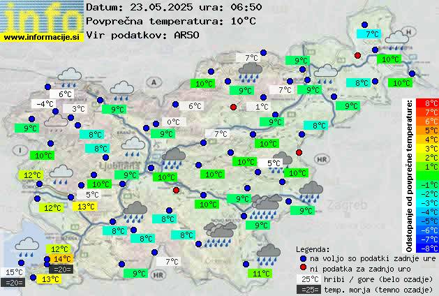 Trenutno vreme Postojna