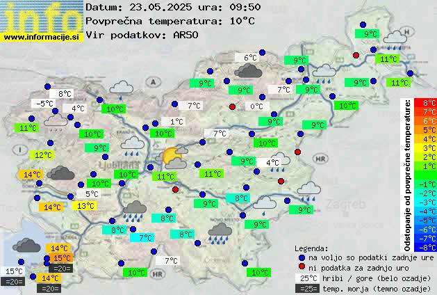 Trenutno vreme Rogaška Slatina