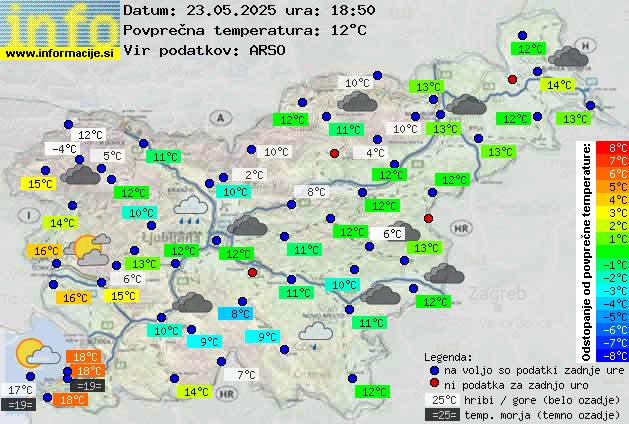 Trenutno vreme Murska Sobota