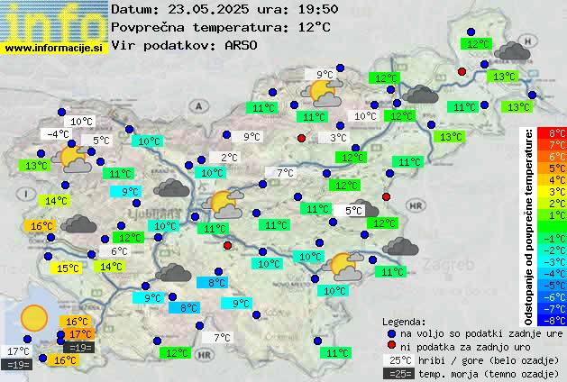 Trenutno vreme Radovljica